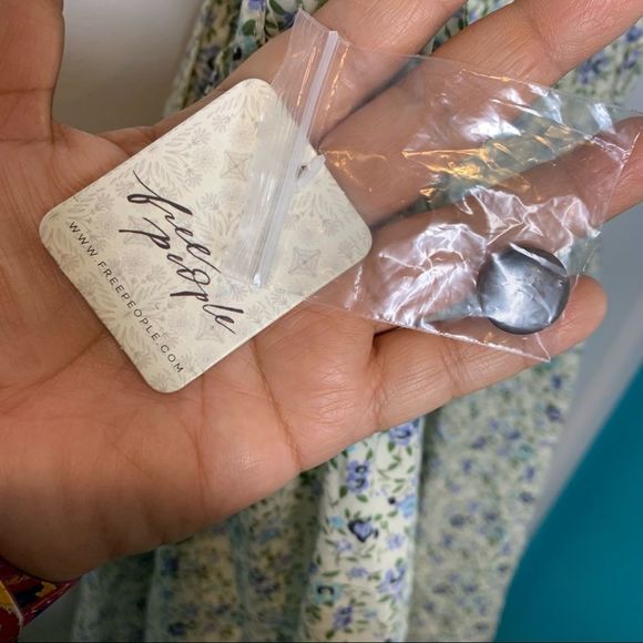 Free people petunia mini dress tea combo small floral print - Picture 7 of 7